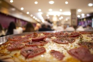 pizza calabresa - pizzaria bella ravenna