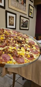 pizza carbonara - pizzaria bella ravenna