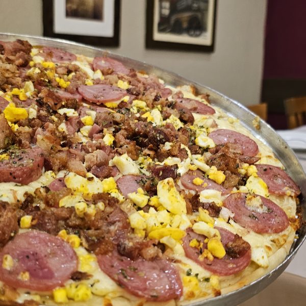 pizza carbonara - pizzaria bella ravenna
