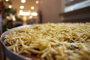 pizza filé com palha - pizzaria bella ravenna