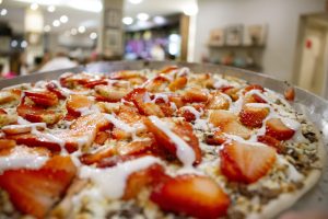 pizza morango - pizzaria bella ravenna