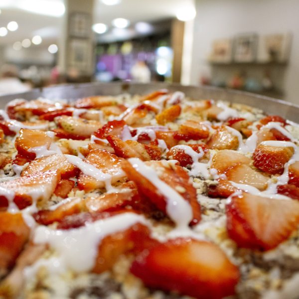 pizza morango - pizzaria bella ravenna